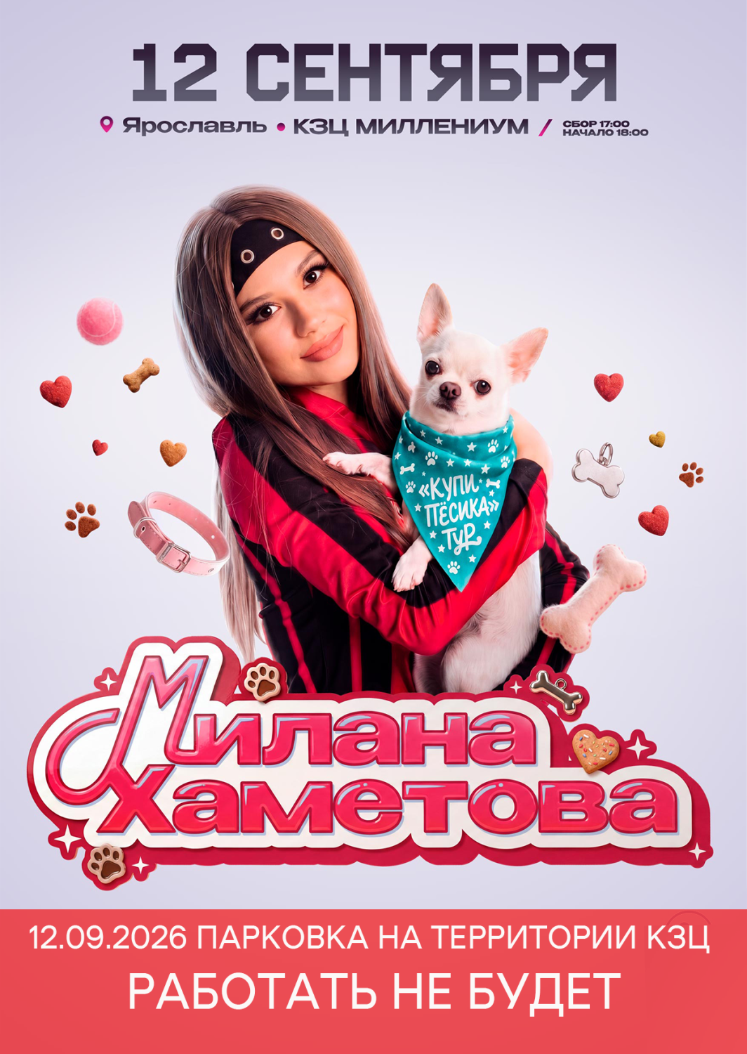 Милана Хаметова. «Купи пёсика тур»